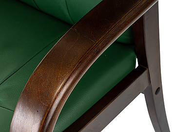 Стул офисный Бюрократ T-9928WALNUT-CF/GN - фото товара 9 из 14