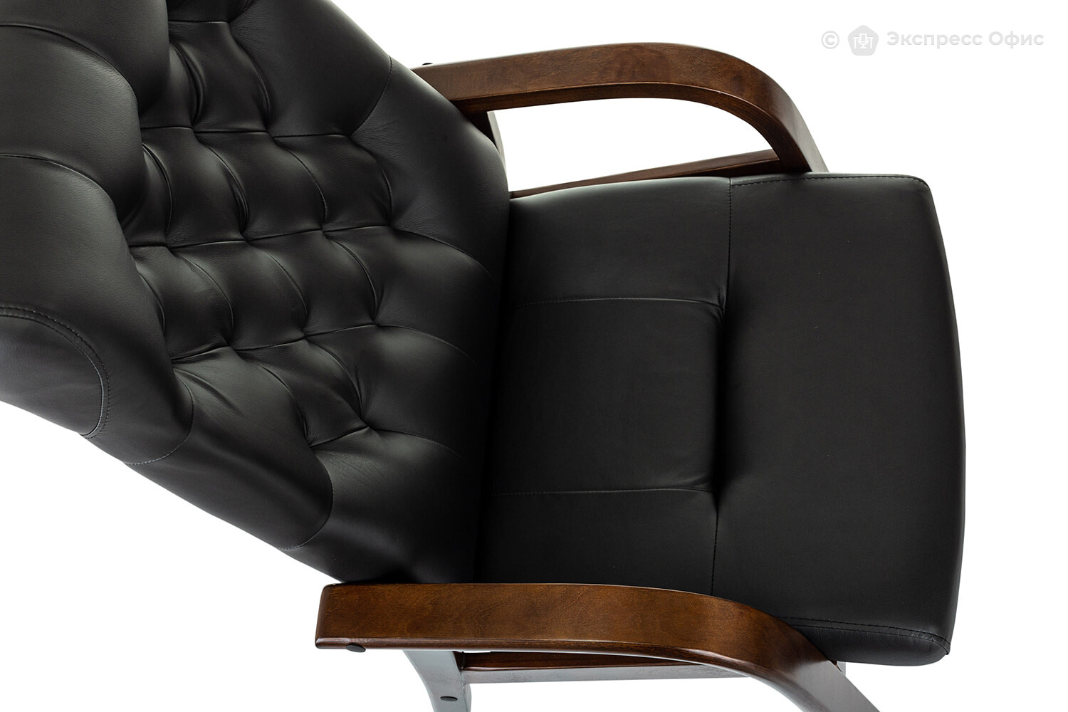 Стул офисный Бюрократ T-9928WALNUT-CF/B - фото товара 8 из 13