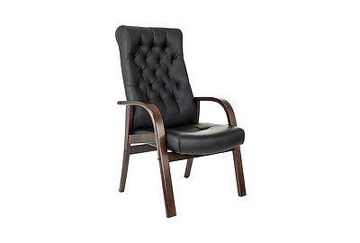 Стул офисный Бюрократ T-9928WALNUT-CF/B - фото товара 1 из 13