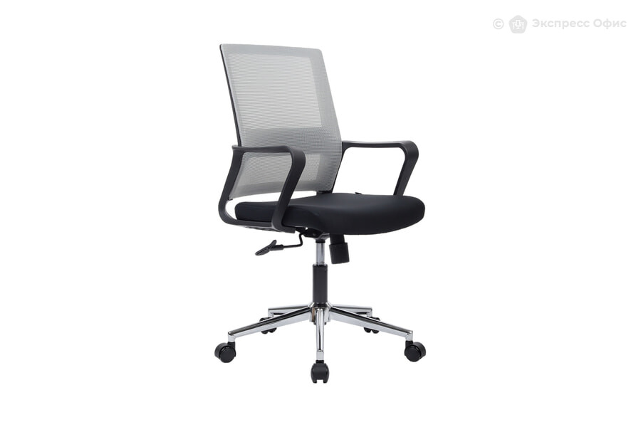  Кресло офисное RCH Mint M1029MBE Ткань черная/Сетка серая - фото товара 1 из 3