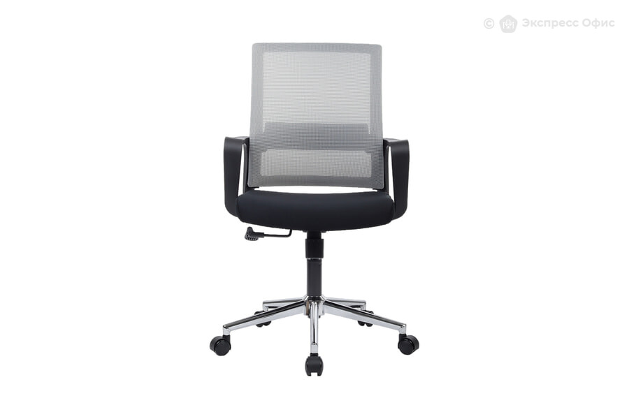  Кресло офисное RCH Mint M1029MBE Ткань черная/Сетка серая - фото товара 2 из 3