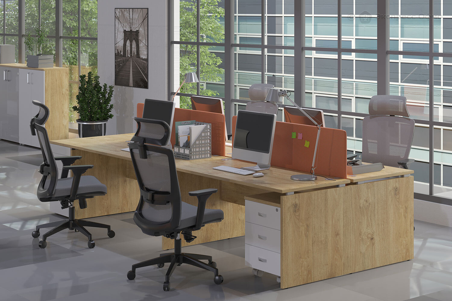 Onix Wood Direct Тиквуд светлый/Дуб светлый