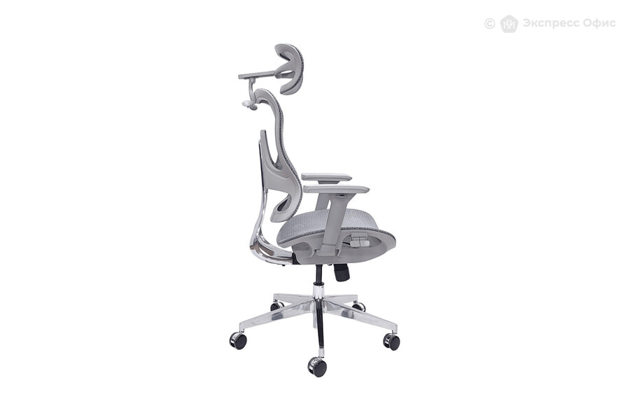  Кресло эргономичное Expert Ergo FLY-HB H02W 5D GRAY Сетка серая/Серый - фото товара 2 из 3
