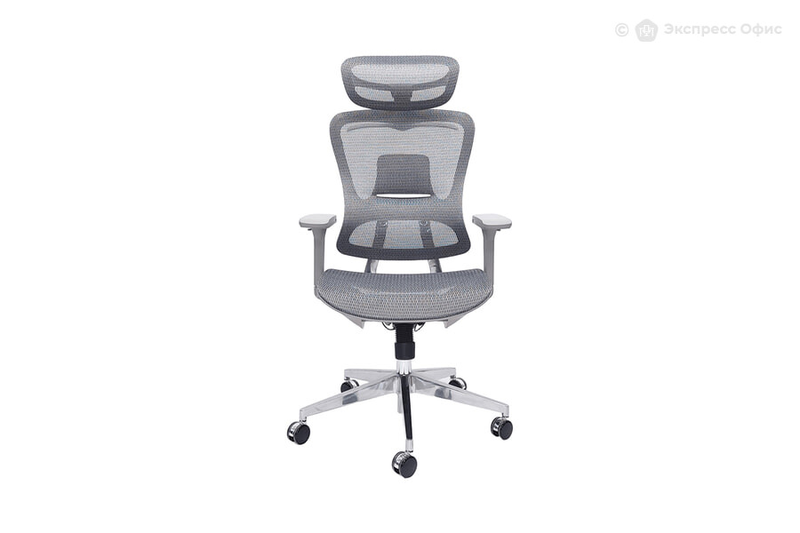  Кресло эргономичное Expert Ergo FLY-HB H02W 5D GRAY Сетка серая/Серый - фото товара 1 из 3