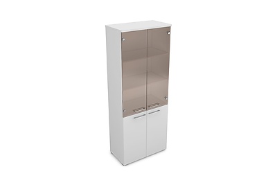 Шкаф для документов высокий со стеклом Gloss Line 9НШ.005.12 - фото товара 1 из 3
