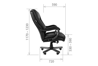 Кресло для руководителя Chairman 503 - фото товара 6 из 8