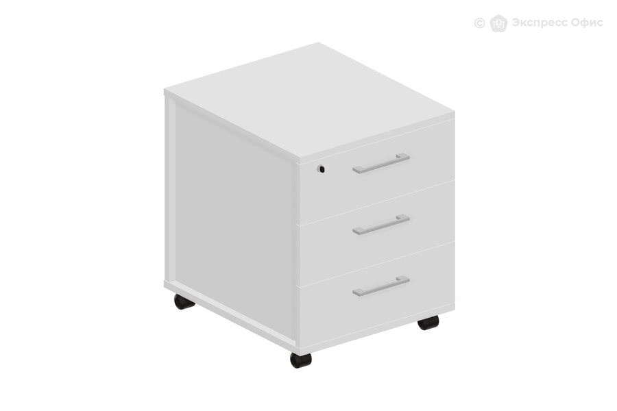  Тумба для документов мобильная OMP3BIW3W3 Белый премиум (W3) - фото товара 1 из 1
