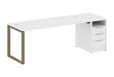 Стол письменный Metal system style БО.РС-СТП-1.5 - фото товара 1 из 2