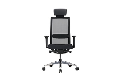 Кресло эргономичное Duoflex Quantum Q7-05HLDA-C-M41BK-F49BK - фото товара 2 из 7