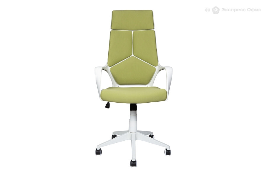  Кресло для руководителя IQ white Ткань зеленая - фото товара 2 из 2