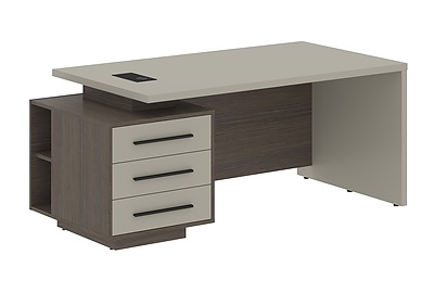 Стол для руководителя с тумбой Velion VCT 1890(L) - фото товара 1 из 3
