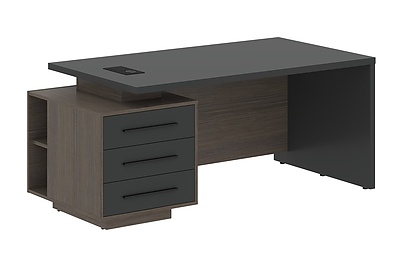 Стол для руководителя с тумбой Velion VCT 1890(L) - фото товара 1 из 3