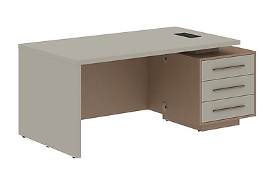 Стол для руководителя с тумбой Velion VCT 1890(R) - фото товара 1 из 3
