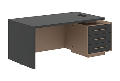 Стол для руководителя с тумбой Velion VCT 1890(R) - фото товара 1 из 3