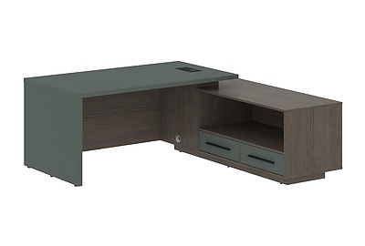 Стол для руководителя с тумбой Velion VCT 1919(R) - фото товара 1 из 3