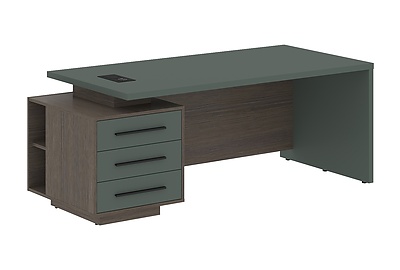 Стол для руководителя с тумбой Velion VCT 2090(L) - фото товара 1 из 3