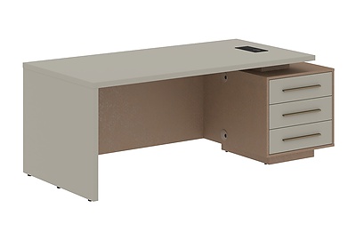 Стол для руководителя с тумбой Velion VCT 2090(R) - фото товара 1 из 3
