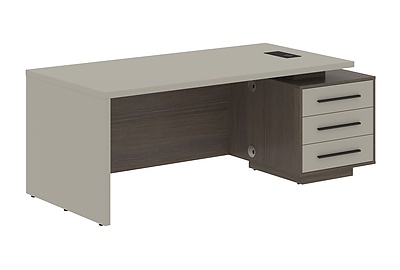 Стол для руководителя с тумбой Velion VCT 2090(R) - фото товара 1 из 3