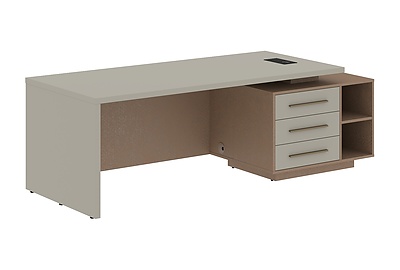 Стол для руководителя с тумбой Velion VCT 2390(R) - фото товара 1 из 3