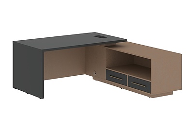 Стол для руководителя с тумбой Velion VCT 1919(R) - фото товара 1 из 3
