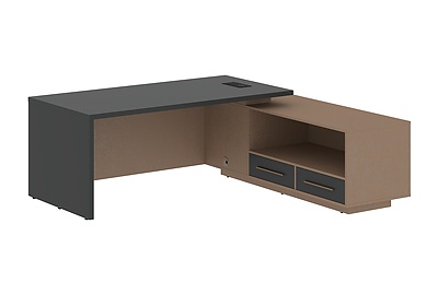 Стол для руководителя с тумбой Velion VCT 2119(R) - фото товара 1 из 3