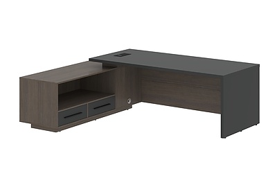 Стол для руководителя с тумбой Velion VCT 2319(L) - фото товара 1 из 3