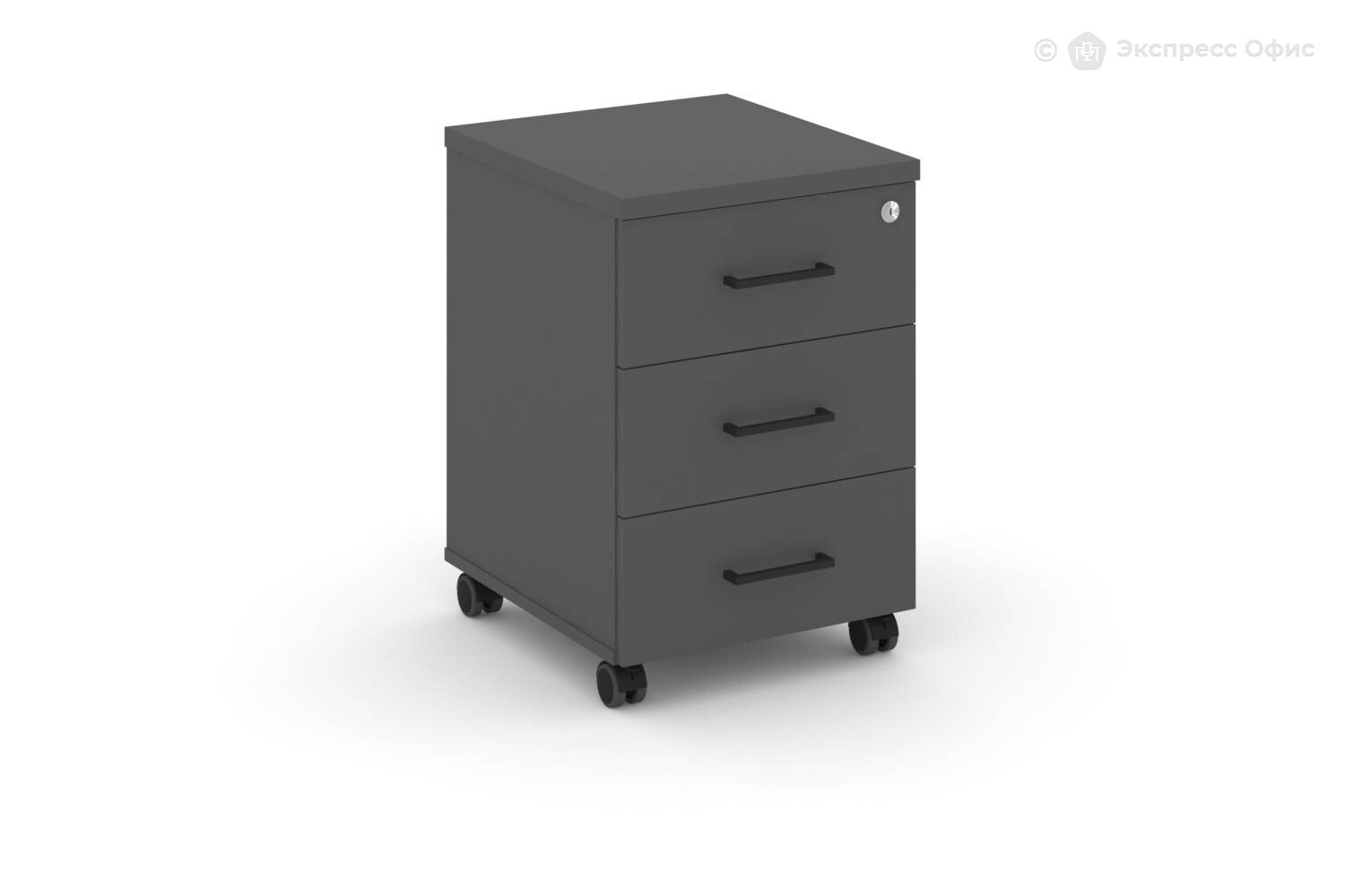 Тумба для документов мобильная, 3 ящика, стандартные колеса Style Project SN.TM-002 - фото товара 1 из 3
