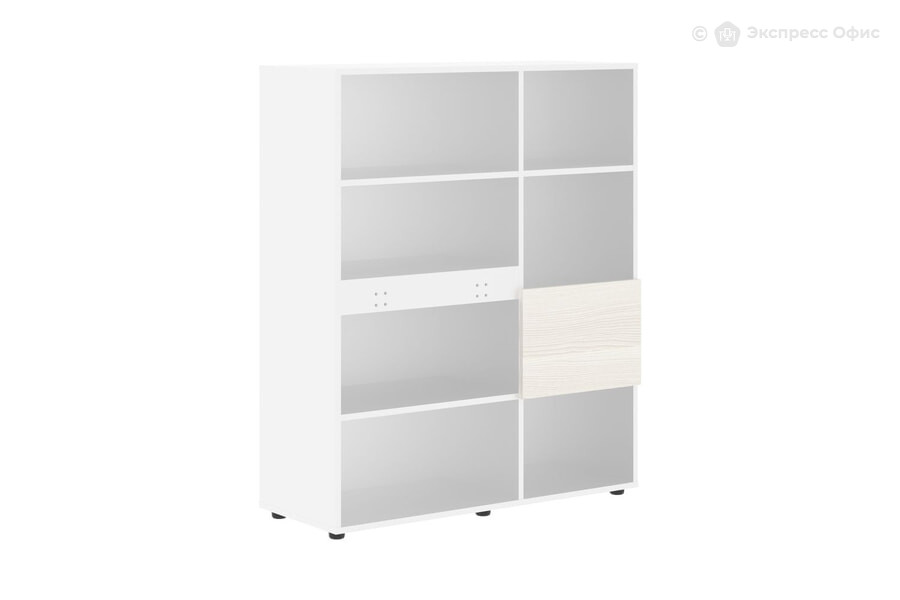  Стеллаж Edis EHC 1145 Ясень Траун/Белый - фото товара 1 из 3