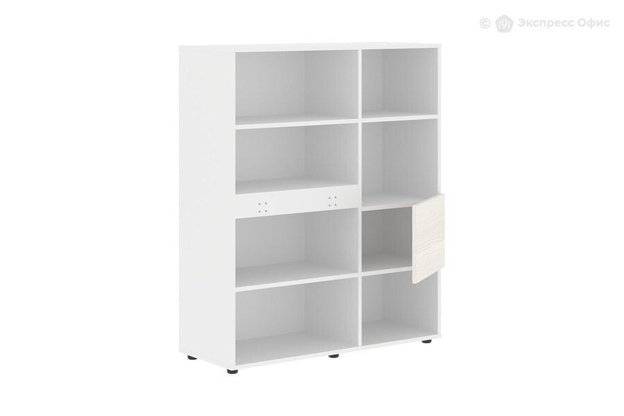  Стеллаж Edis EHC 1145 Ясень Траун/Белый - фото товара 2 из 3