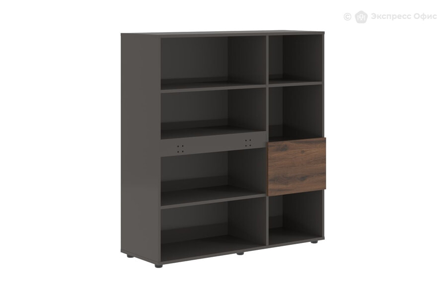  Стеллаж Edis EHC 1245 Дуб денвер темный/Мокко - фото товара 1 из 3