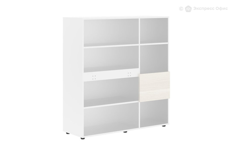  Стеллаж Edis EHC 1245 Ясень Траун/Белый - фото товара 1 из 3