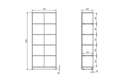 Шкаф для документов Simple SR-5W.5 - фото товара 3 из 5