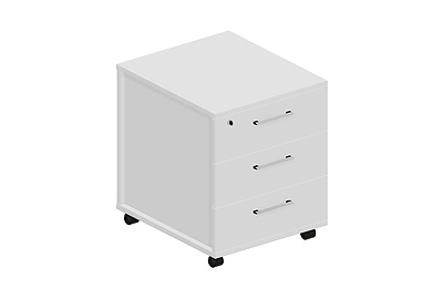 Тумба для документов мобильная Mahia Executive EMP3S - фото товара 1 из 1