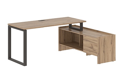 Стол для руководителя с тумбой Edis EQCT 17614 - фото товара 2 из 4