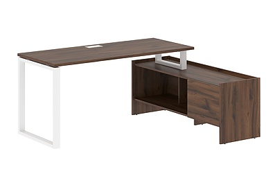 Стол для руководителя с тумбой Edis EQCT 17614 - фото товара 2 из 4