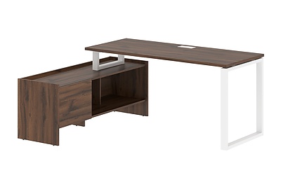 Стол для руководителя с тумбой Edis EQCT 17614 - фото товара 1 из 4