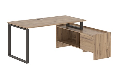 Стол для руководителя с тумбой Edis EQCT 17814 - фото товара 2 из 4