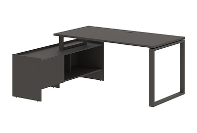 Стол для руководителя с тумбой Edis EQCT 17814 - фото товара 1 из 4