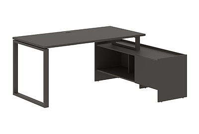 Стол для руководителя с тумбой Edis EQCT 17814 - фото товара 2 из 4