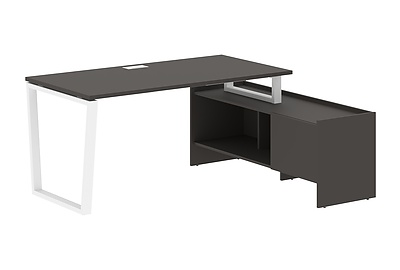 Стол для руководителя с тумбой Edis EVCT 17814 - фото товара 2 из 4