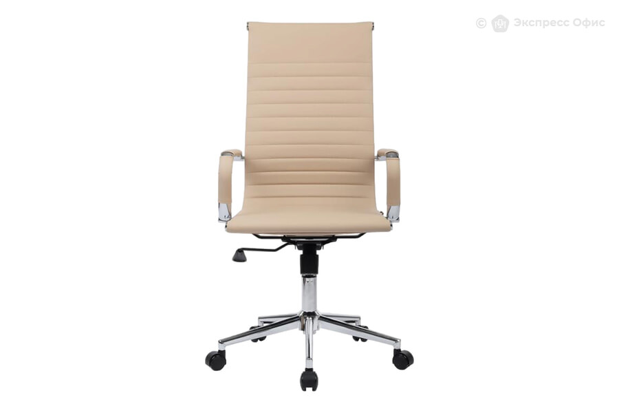  Кресло для руководителя Hugo RCH 6002-1SE Экокожа бежевая (K66-78) - фото товара 2 из 3