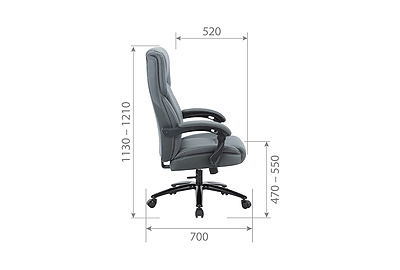 Кресло для руководителя Chairman CH415 - фото товара 5 из 7
