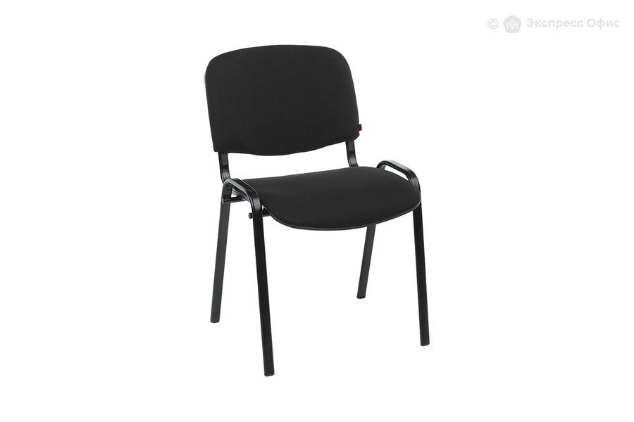  Офисный стул ИЗО black Ткань черная ТК-1 - фото товара 1 из 3