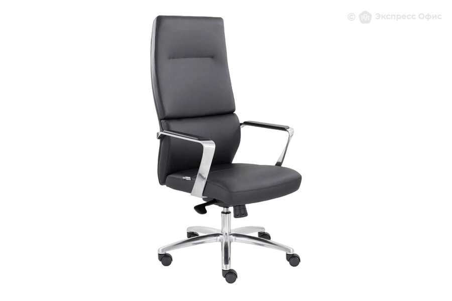  Кресло для руководителя A-130-G EPIK ПУ-00033578 Экокожа Lux черная - фото товара 1 из 3