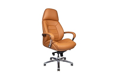 Кресло руководителя Porsche F181 light brown leather - фото товара 1 из 7