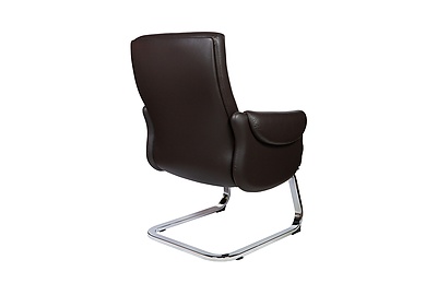 Конференц-кресло Ritz C 2108 brown leather - фото товара 4 из 7