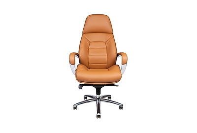 Кресло руководителя Porsche F181 light brown leather - фото товара 2 из 7