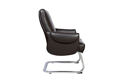 Конференц-кресло Ritz C 2108 brown leather - фото товара 3 из 7
