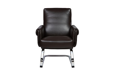 Конференц-кресло Ritz C 2108 brown leather - фото товара 2 из 7