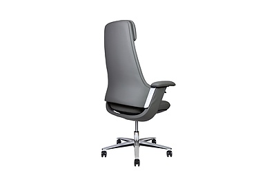 Кресло руководителя York CH-336A grey leather - фото товара 4 из 7